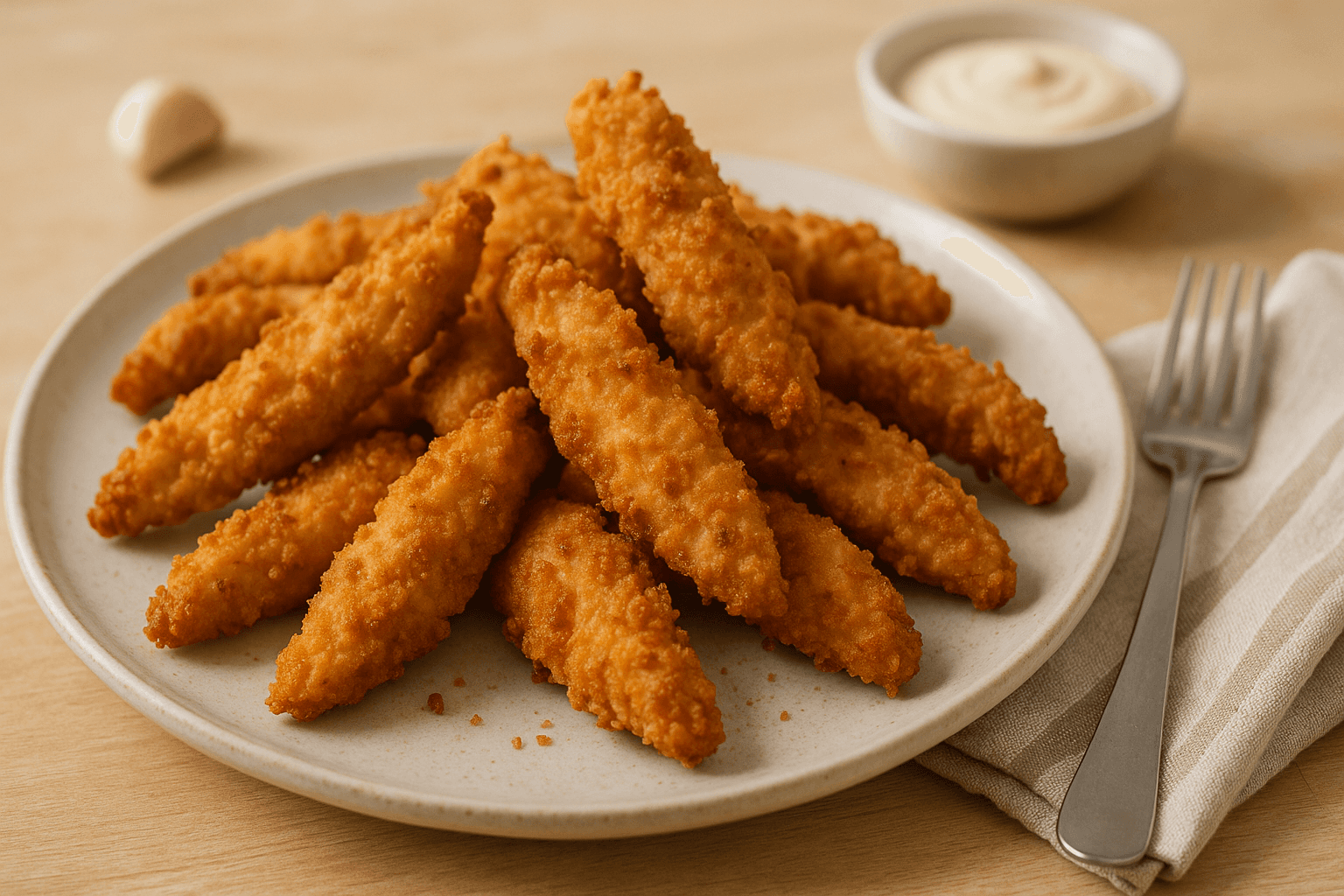 Lágrimas de Pollo Crujientes en Air Fryer que Sorprenderán